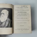 1890 Leather Spine and Corner - Darwin`s Voyage of a Naturalist!
