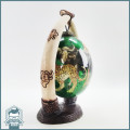 Fantastic!!! Highly Decorative Big Five Ostrich Egg On Stand !!!