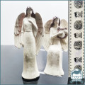 Two Ornamental Angel Figurines - Bid For Both !!!