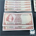 South Africa TW de Jongh Sequential 1 Rand Note Collection!!!