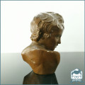 Vintage Plaster Bust Eros God of Love With Bronze Finish!!!
