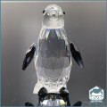 Clear Crystal Penguin Paperweight!!!