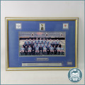 Framed Limited Edition Blue Bulls CURRIE CUP CHAMPIONS - 2002!!! 750mm x 550mm