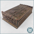 Handcrafted Floral Carved Rosewood Keepsake/Jewelry Box!!!