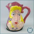 Large Glazed Ceramic Double Faced Water Jug!!! 250mm Tall!!!