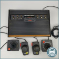Vintage Atari 2600 Video game console , controllers and game - Not Tested, No power supply!!!