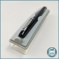 Original Cased Black and Chrome Parker Fountain Pen!!!