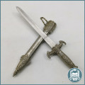 Highly Decorative Oriental Dagger with metal scabbard!!