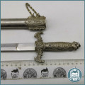 Highly Decorative Oriental Dagger with metal scabbard!!
