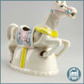 Glazed Porcelain  Heritage Mint Carousel Horse Milk jug!!!
