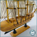 Highly Detailed Hand Crafted Wooden Ship Model!!