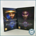 Original Boxed StarCraft II - WINGS OF LIBERTY and HEART OF THE SWARM PC Game!!!