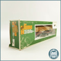 Vintage Original Boxed Never Used LIMA HO Scale Twin Bolster wagon with wood planks load !!!