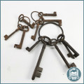 Large Cast Iron Antique Display Key Collection!!!
