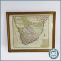 Antique Framed Map of South Africa Isaac Tirion Published in Amsterdam, 1759