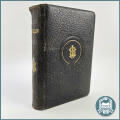 Antique 1890`s Leather-bound The poetical works of Henry Wadsworth Longfellow!!! Gifted 1929