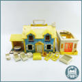 1969 Vintage Fisher Price Family House and Boat Housel!!!