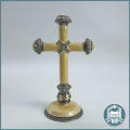 Fabergé Styled Enameled Rhinestone Crucifix!!!