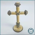 Fabergé Styled Enameled Rhinestone Crucifix!!!