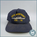 USS Monterey (CG-61) Hat Embroidered Baseball Cap Mesh Snapback!!!
