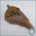 WWI German Army  LUGER P.08 PARABELLUM LEATHER HARD SHELL HOLSTER!!
