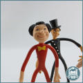 RARE!!! 1960`s Rubber Schleich West German Bendy Figurine (Popeye and Olive) Collection!!!