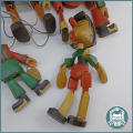 Hand Crafted Wood Pinocchio Puppet Collection, Bid For All!!