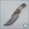 Acid Etched Damascus Pattern Hunting Knife!!!