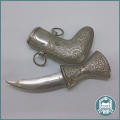 Arabic Jambiya dagger in Silver Metal Sheathe !!!