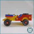 Large Vintage 70`s Jeep Car Assemble And Disassemble Toy - Estrela!!!
