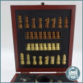 Complete Boxed Chess & wine set with accessories !!!