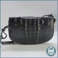 Vintage Crocodile Skin Black Handbag !!!