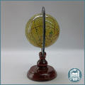 Vintage Globe with Rosewood Color Base!!! 20cm