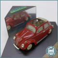 Vintage VITESSE Die Cast Metal Red Volkswagen 1200 Beetle!!!
