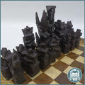 Complete Folding Case Indonesian Chess Set!!!