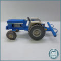 Large Vintage STRIKE Toy Pressed Metal Tractor and Spade Plow!!
