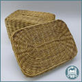Small Vintage Woven Rectangular Nesting Baskets !!!