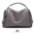 Fashion retro 2 separate layers barrel style handbag. Grey color. Stock in ZA