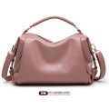 Fashion retro 2 separate layers barrel style handbag. Pink color. Stock in ZA