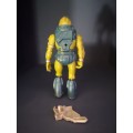 Slushhead / Kalamarr with backpack, vintage New Adventure of He-man (1990) action figure