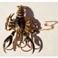 Vintage Lobster Brooch