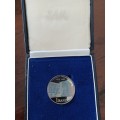 South African Proof R1 Silver Coin 1985