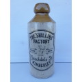 THE `SHILLING` FACTORY Stockdale St. KIMBERLEY Ginger beer bottle