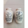 Two different Virol bottles/ pots