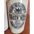 Two ginger beer bottles Goldberg & Zeffertt