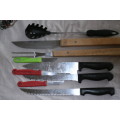Mixed knives and shogun bean cutter