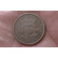 2.5 Shilling (Half Crown) Union Of South Africa # 1943