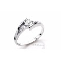 925 Sterling Silver 1.25 CT sim  DIAMOND RING....Size 8 to 17