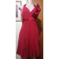 Red Rose Detailed Dress