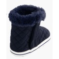 Wooliesba Navy Quilted Snow Boots